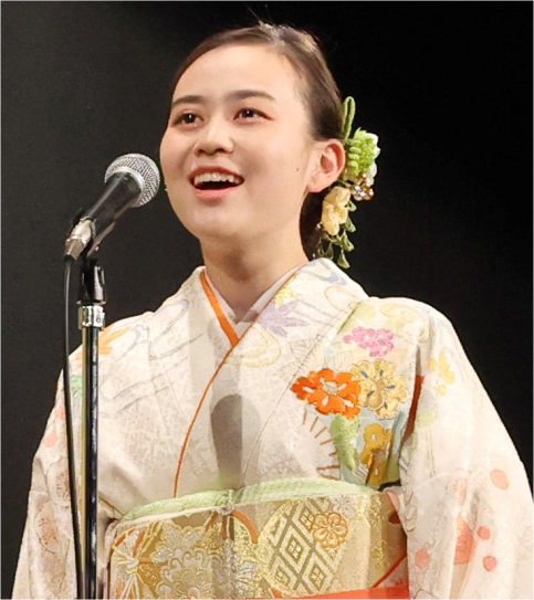 「二十歳の誓い」発表の様子